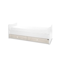 Bed TREND PLUS NEW white+light oak /teenage bed/